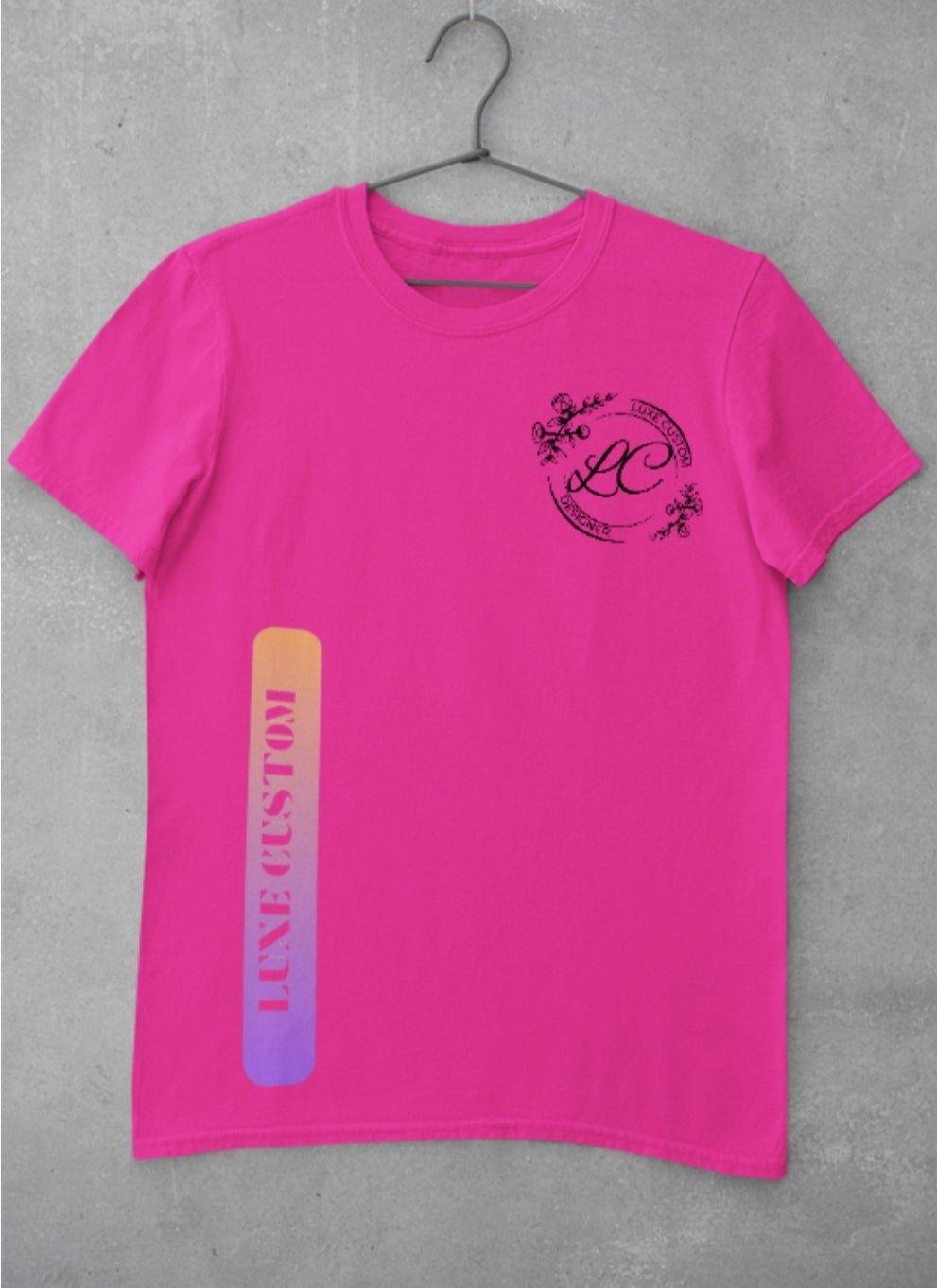 Vertical To Tone T-Shirt by Luxe-Custom-Designer