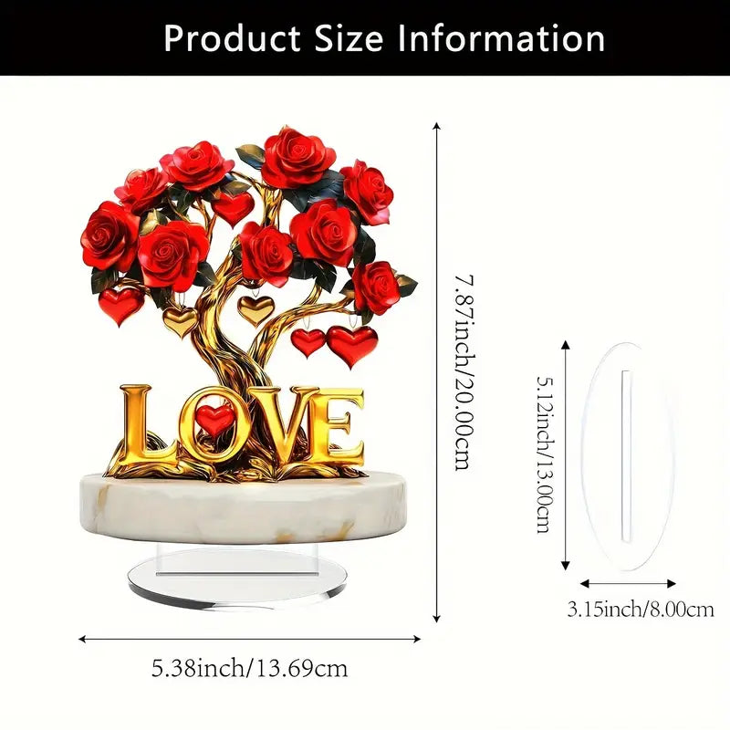 Love 2D Sculpture by Luxe-Custom-Designer