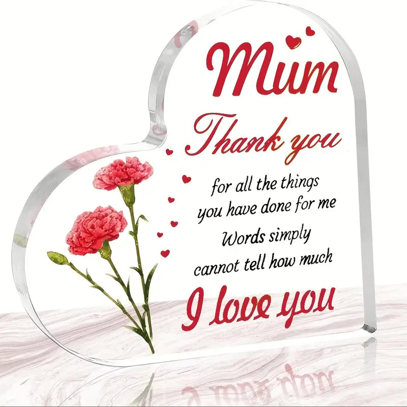 10cm Mum Plaque by Luxe-Custom-Designer