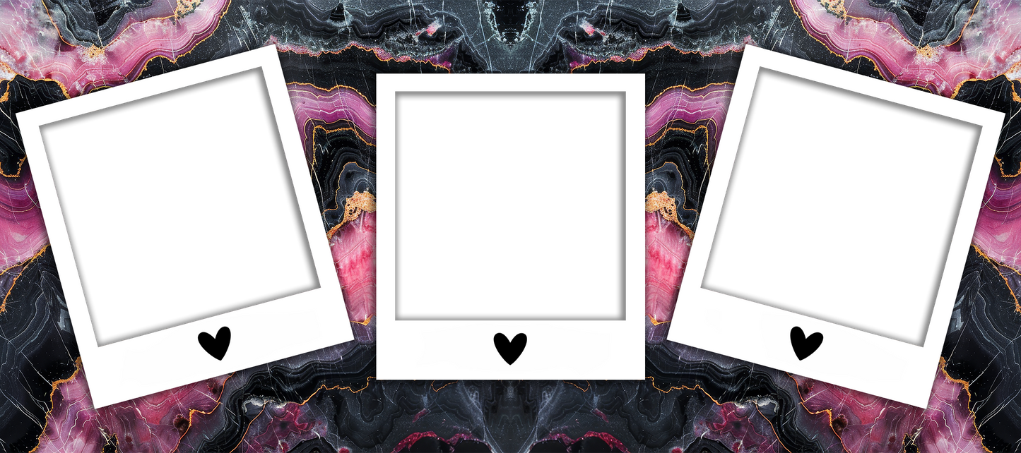 Marble Effect 3Image Photo Mug by Luxe-Custom-Designer