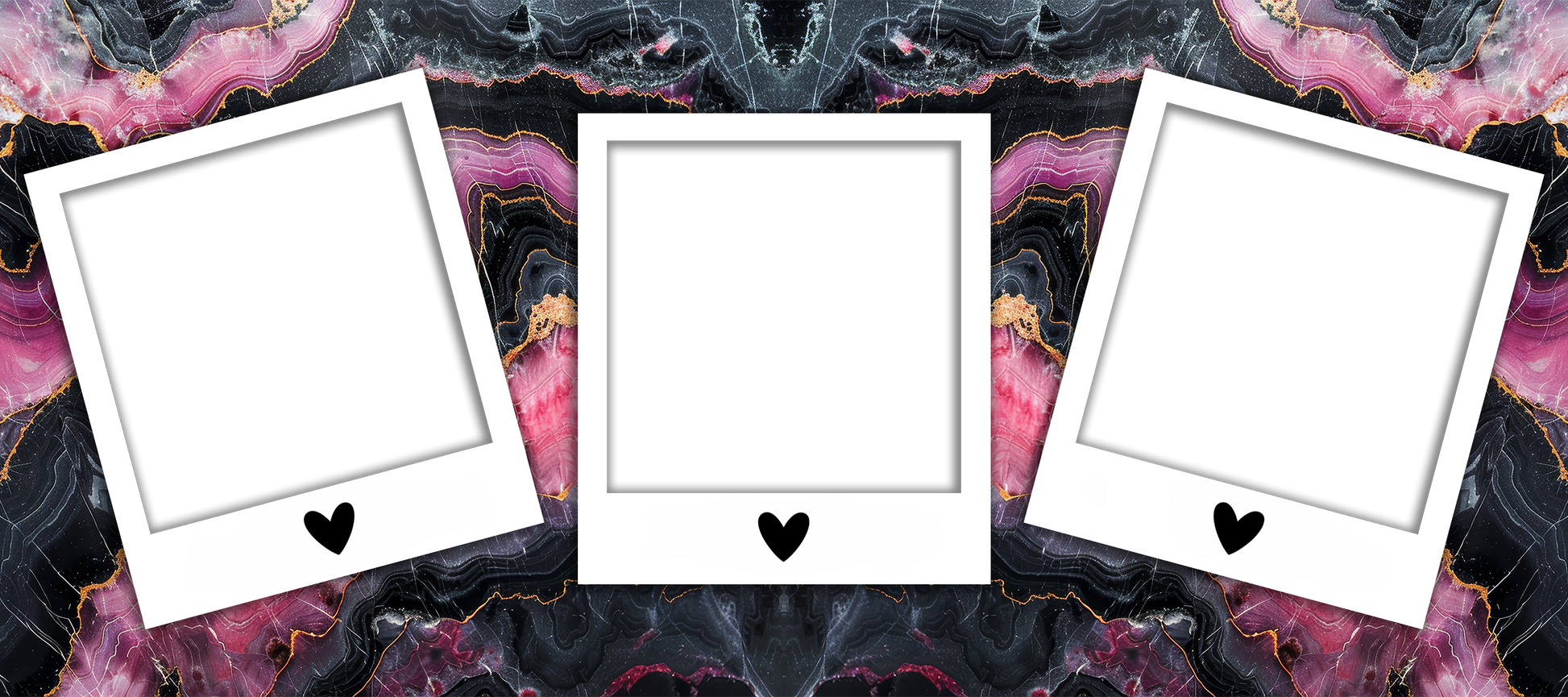 Marble Effect 3Image Photo Mug by Luxe-Custom-Designer