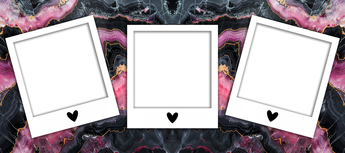 Marble Effect 3Image Photo Mug by Luxe Sensational