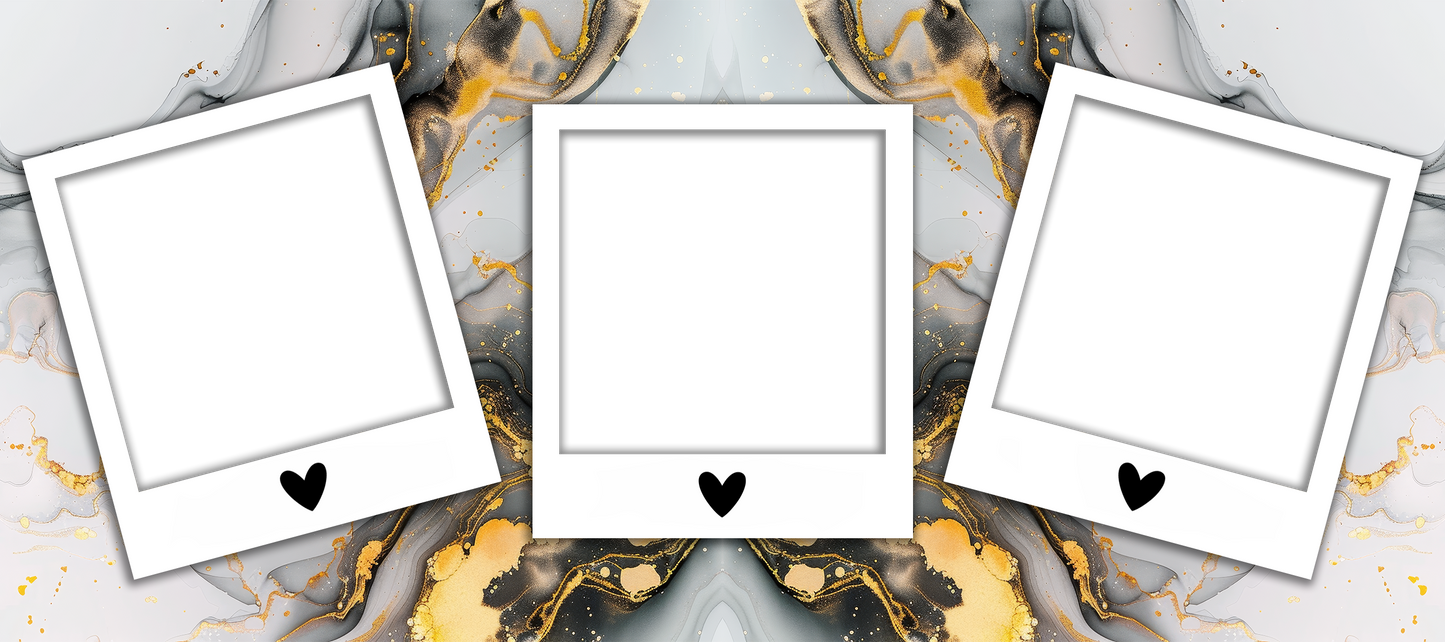 Marble Effect 3Image Photo Mug by Luxe-Custom-Designer