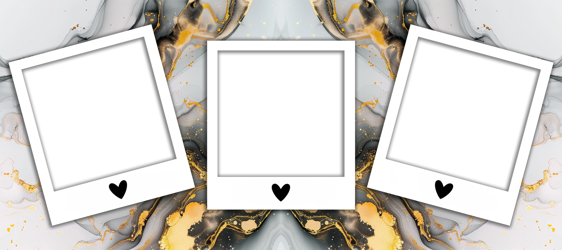 Marble Effect 3Image Photo Mug by Luxe-Custom-Designer