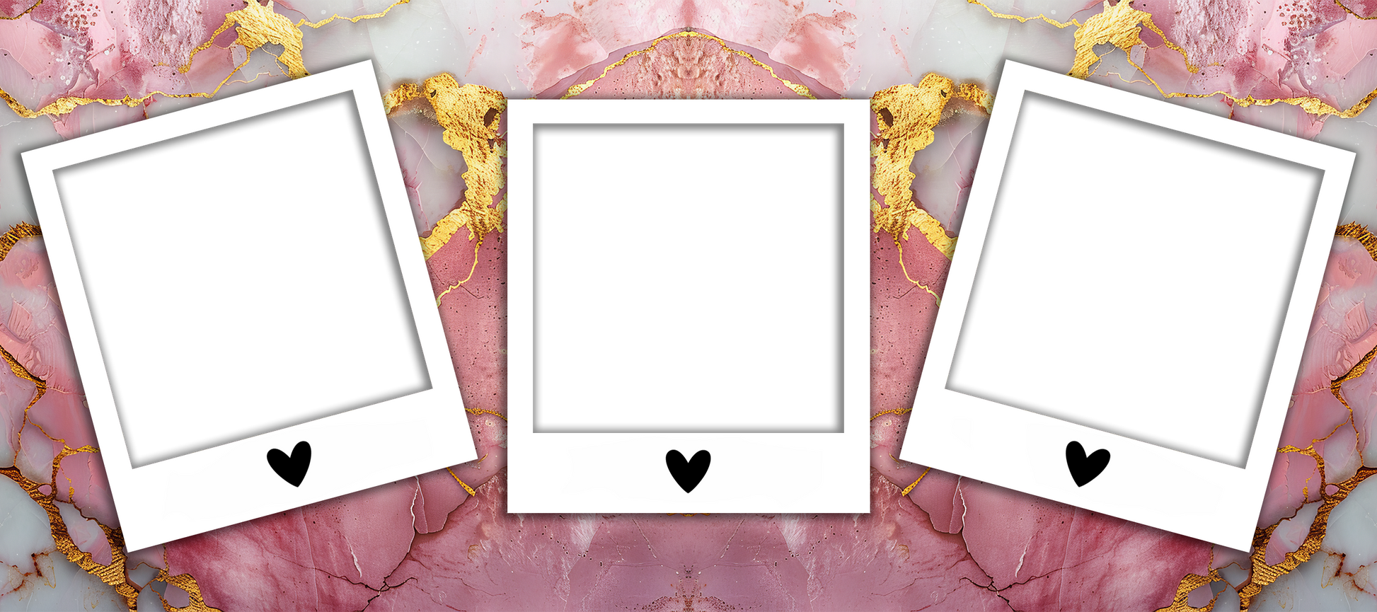 Marble Effect 3Image Photo Mug by Luxe-Custom-Designer