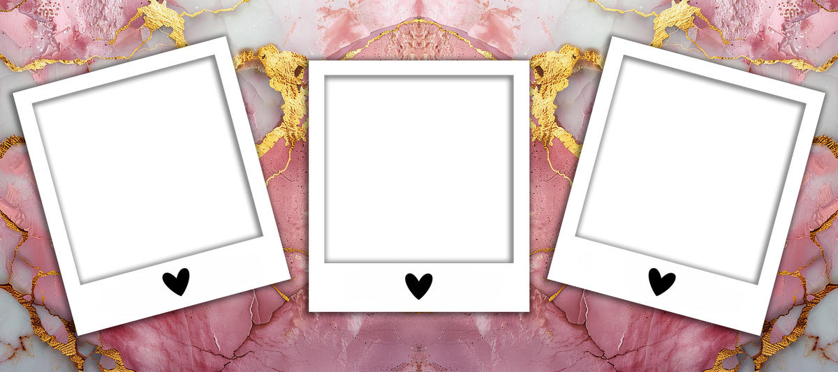 Marble Effect 3Image Photo Mug by Luxe Sensational