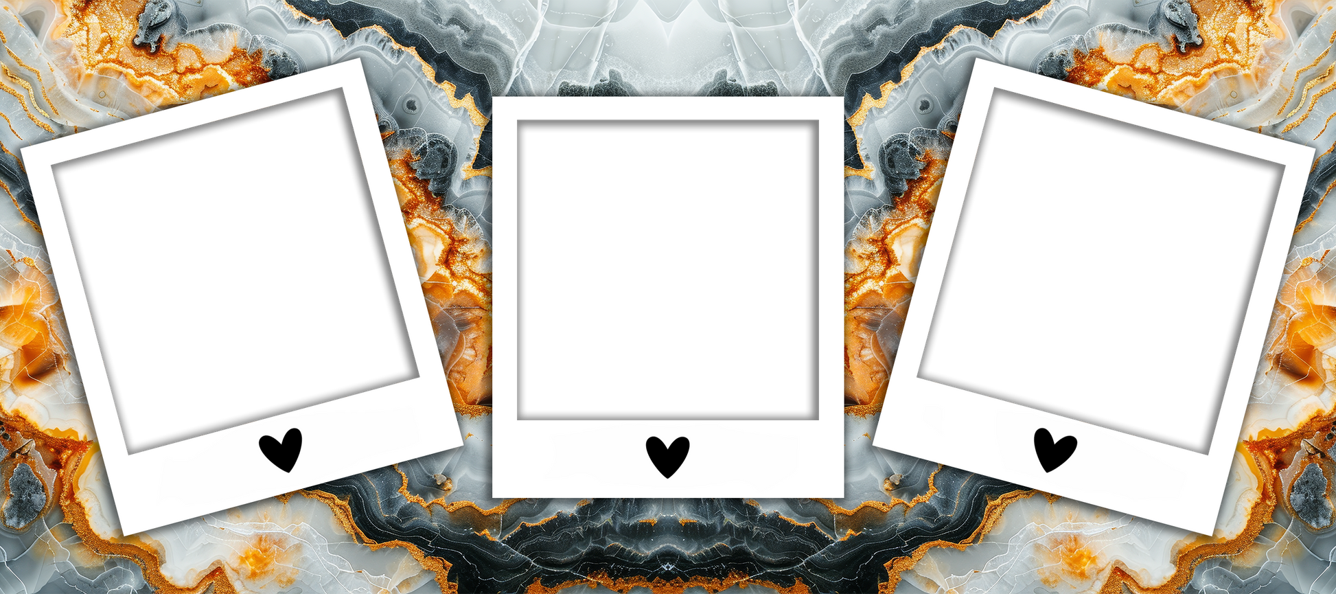 Marble Effect 3Image Photo Mug by Luxe-Custom-Designer