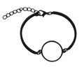 Gloss Black Photo Bracelet by Luxe Sensational