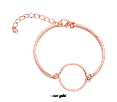 Rose Gold Photo Bracelet by Luxe-Custom-Designer