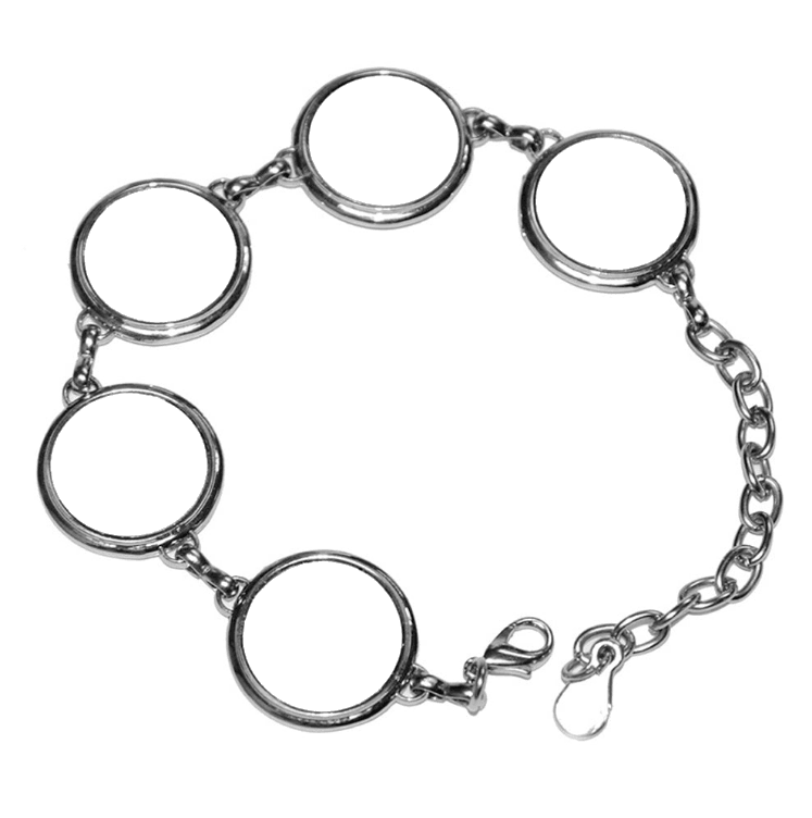 5 Image Bracelet Circle by Luxe-Custom-Designer