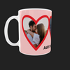 Triple Heart Photo Mug by Luxe-Custom-Designer