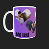 4 heart Fade Photo Mug by Luxe-Custom-Designer