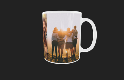 4 Panel Photo Mug by Luxe-Custom-Designer