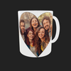 Double Heart Photo Mug by Luxe-Custom-Designer