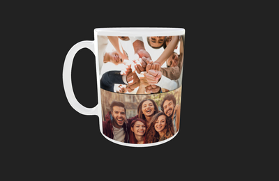 4 Panel Photo Mug by Luxe-Custom-Designer