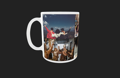 6 Panel Photo Mug by Luxe-Custom-Designer