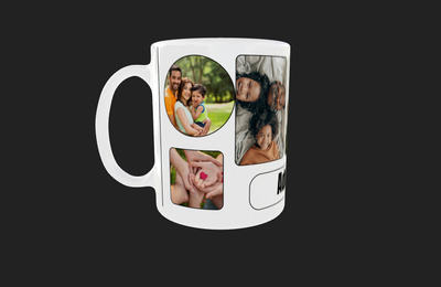 7 Panel Photo Mug by Luxe-Custom-Designer