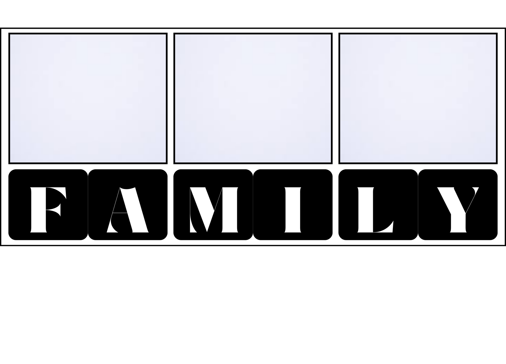 3 Panel Family Mug by Luxe-Custom-Designer