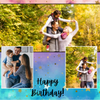 3 Image Birthday Slate by Luxe-Custom-Designer