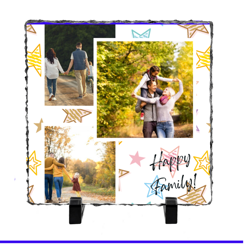 3 Image Birthday Slate by Luxe-Custom-Designer