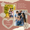 2 Image Birthday Slate by Luxe-Custom-Designer