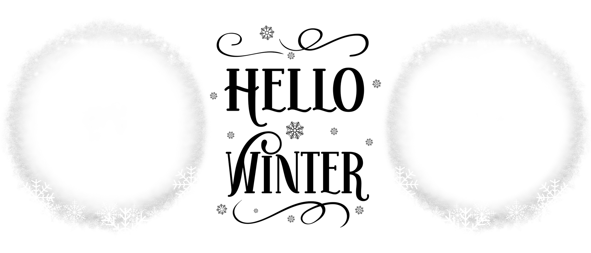 Hello Winter Mug 2 x Photo by Luxe-Custom-Designer