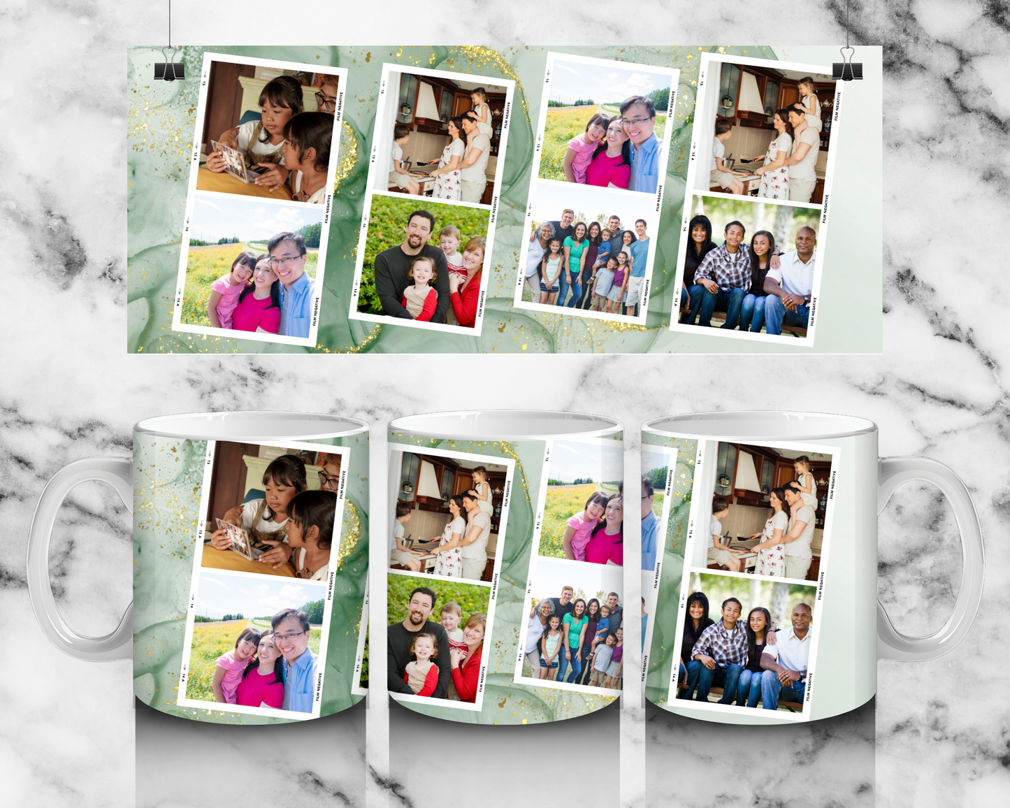 8 Panel Photo Mug by Luxe-Custom-Designer