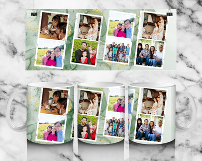 8 Panel Photo Mug by Luxe-Custom-Designer