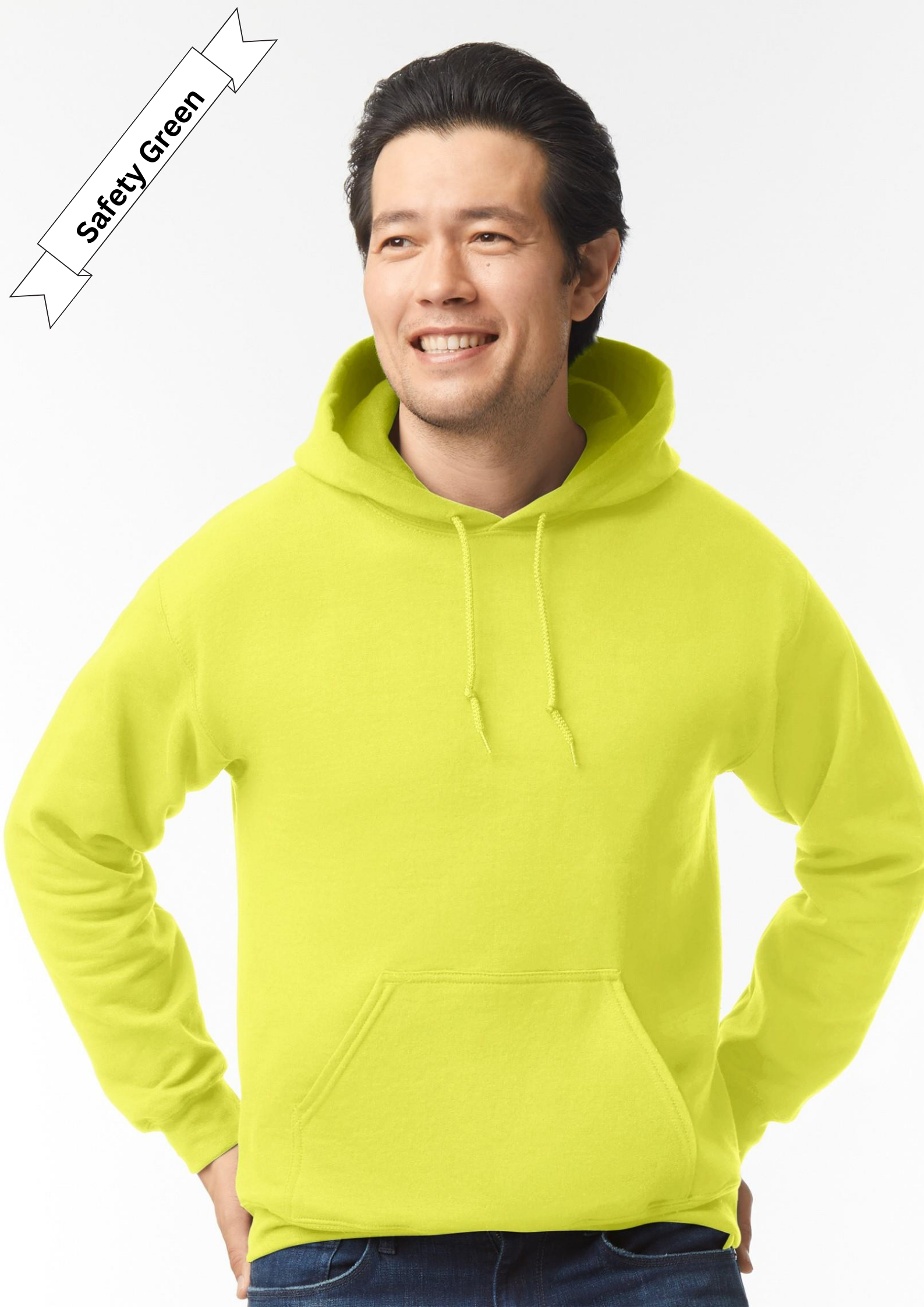 Safety Yellow Hoodie by Luxe-Custom-Designer