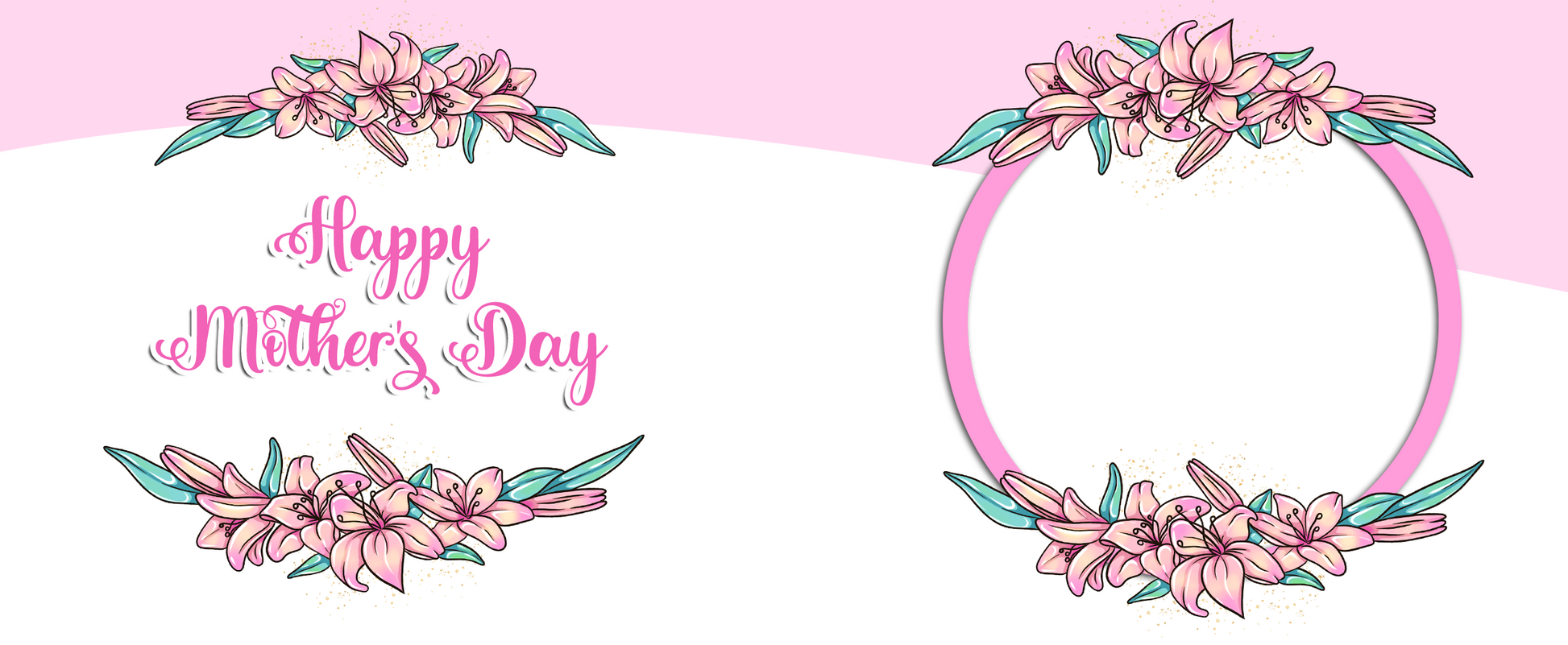 Pink Rose Mothers Day Photo Mug by Luxe-Custom-Designer