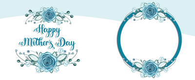 Mothers day Blue rose Photo Mug by Luxe-Custom-Designer