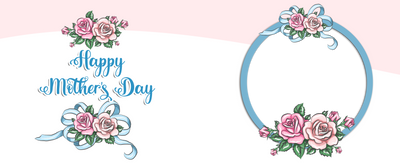 Pink & White Mothers day photo mug by Luxe-Custom-Designer