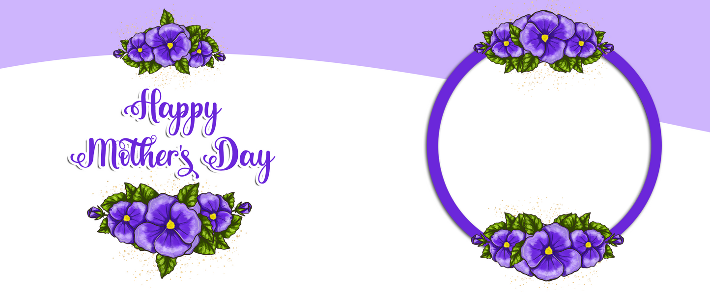 Purple Rose Photo Mug Mother Day by Luxe-Custom-Designer