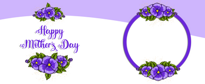Purple Rose Photo Mug Mother Day by Luxe-Custom-Designer