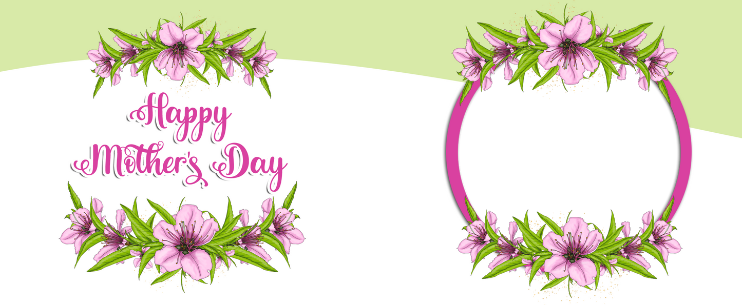 Mothers Day Pink rose photo mug by Luxe-Custom-Designer