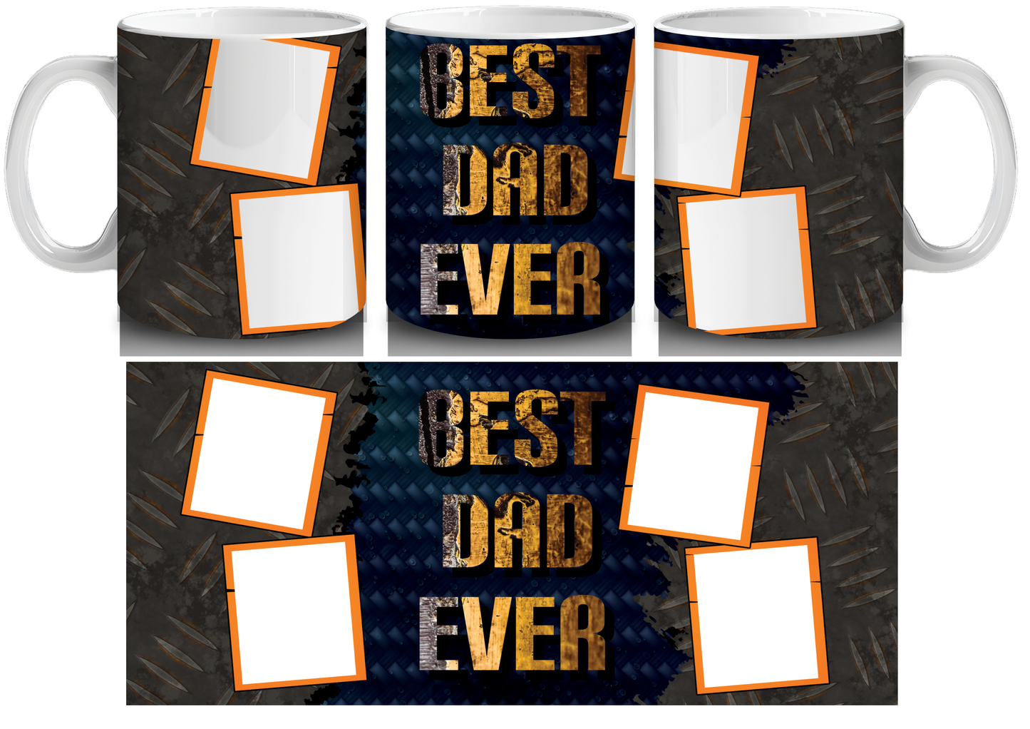 Best Dad Ever Photo Mug by Luxe-Custom-Designer