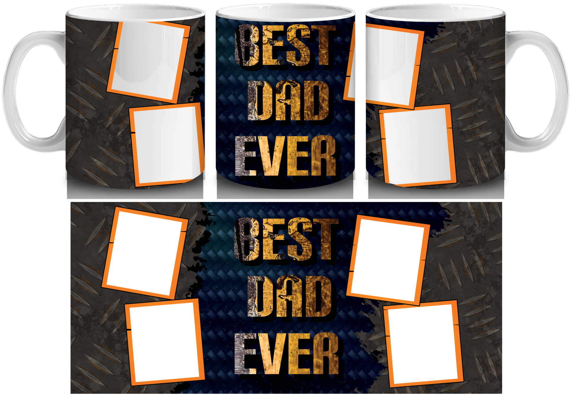 Best Dad Ever Photo Mug by Luxe-Custom-Designer
