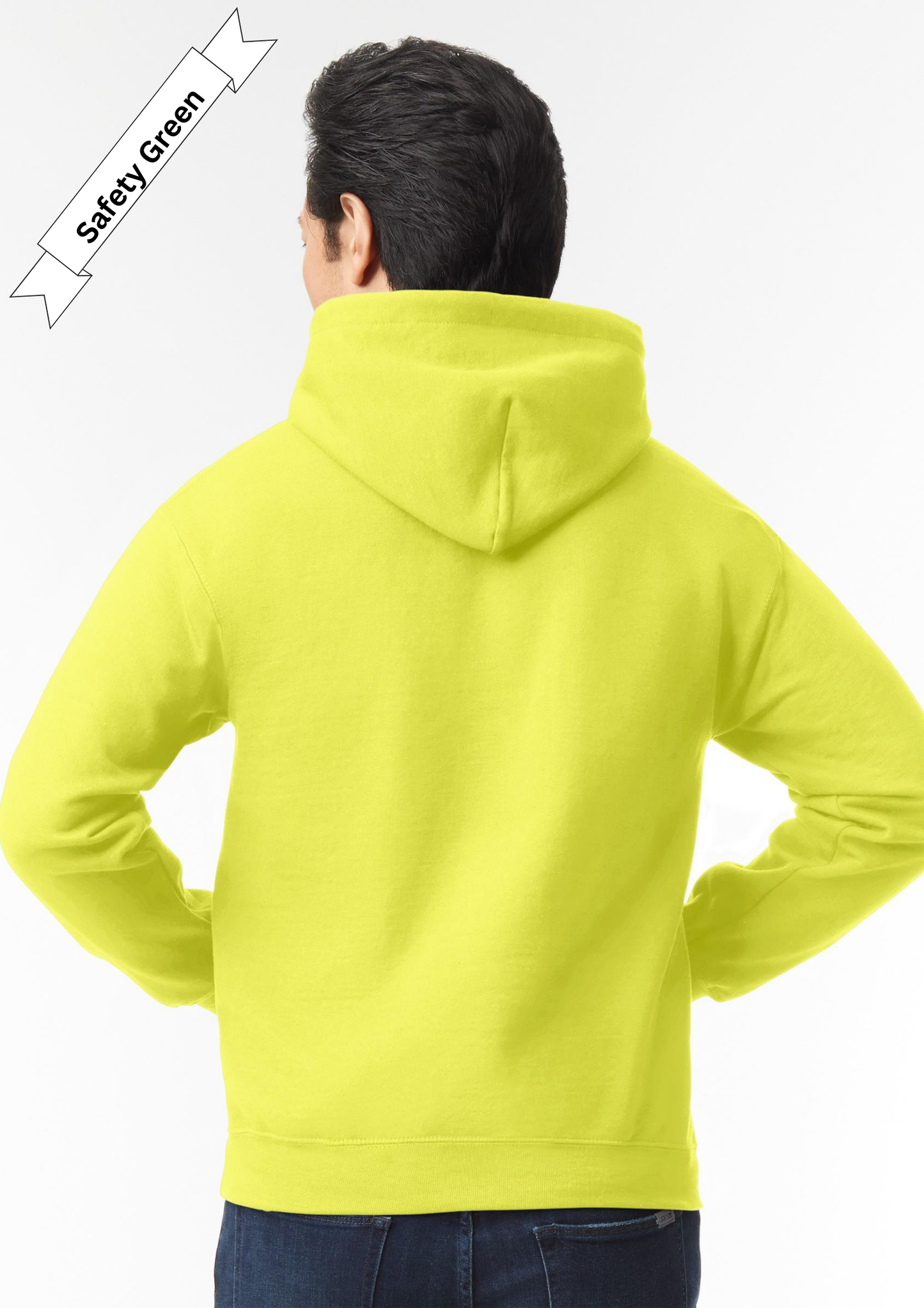 Safety Yellow Hoodie by Luxe-Custom-Designer