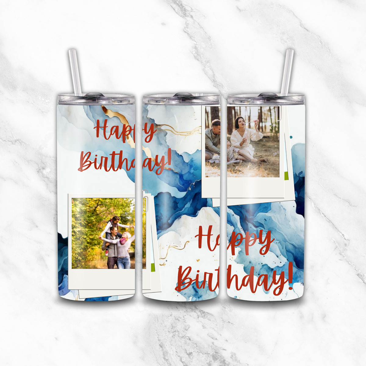 Happy Birthday 2 image Tumbler by Luxe-Custom-Designer