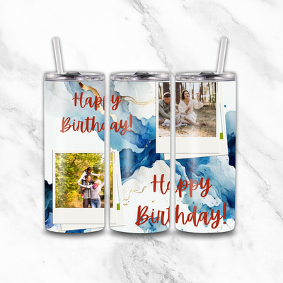 Happy Birthday 2 image Tumbler by Luxe-Custom-Designer