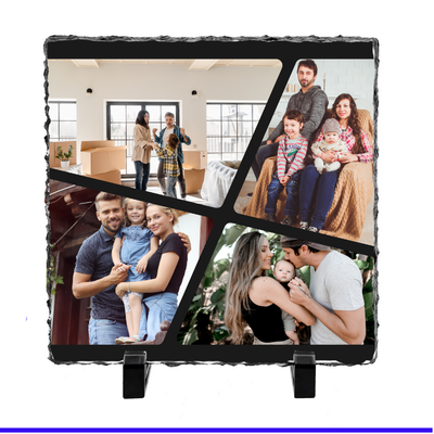 4 Panel Collage Photo Slate by Luxe-Custom-Designer