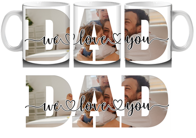 Dad Photo Mug by Luxe-Custom-Designer