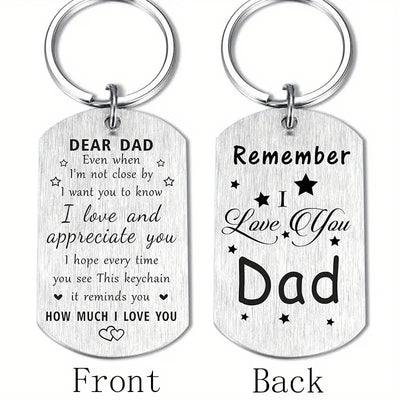 Dad Keyring by Luxe-Custom-Designer