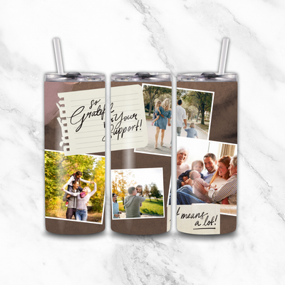 4 Image Tumbler by Luxe-Custom-Designer