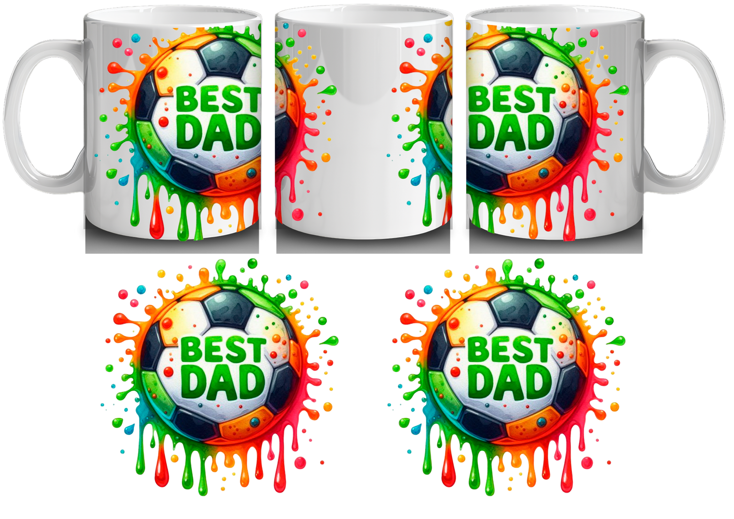 Football Dad Mug by Luxe-Custom-Designer