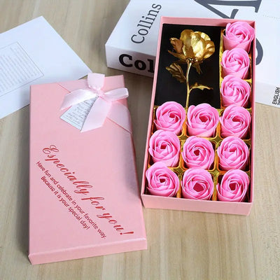 Rose Soap and Foil Rose by Luxe-Custom-Designer