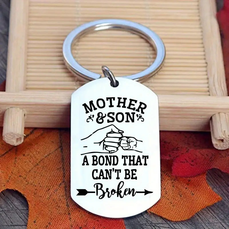 Mother and son Keyring by Luxe-Custom-Designer