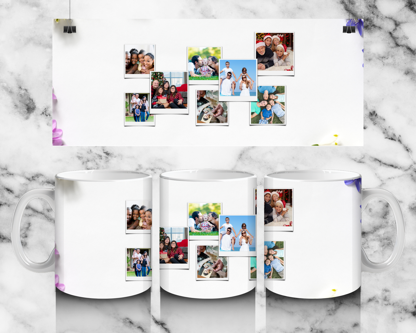 8 panel decorative Mug by Luxe-Custom-Designer