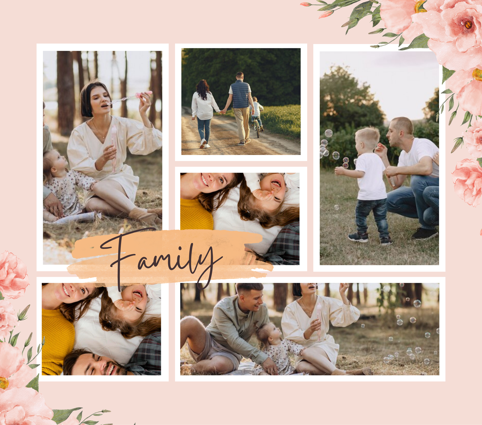 6 panel Family Slate by Luxe-Custom-Designer