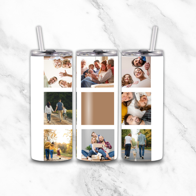 8 Image Photo Tumbler by Luxe-Custom-Designer